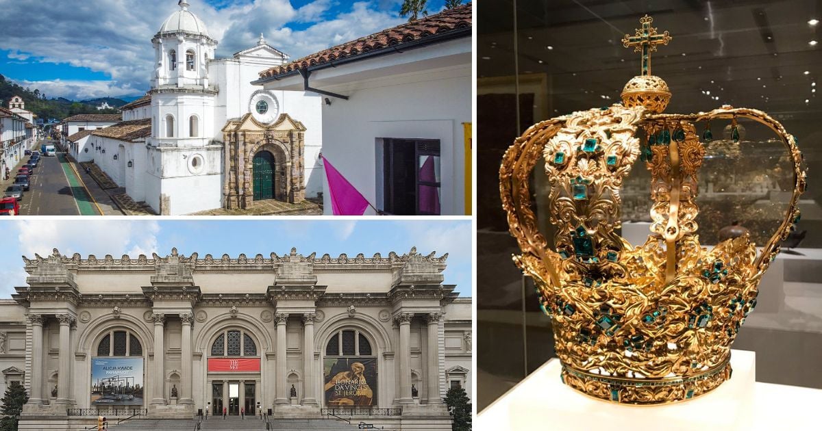 La corona de la Virgen de los Andes hecha en Popayán es una de las joyas del Museo Metropolitano de NY